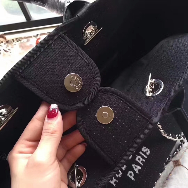 Chanel Deauville Tote Bag Original Canvas Leather A68047-13 Chanel Deauville Tote Bag Original Canvas Leather A68047-13