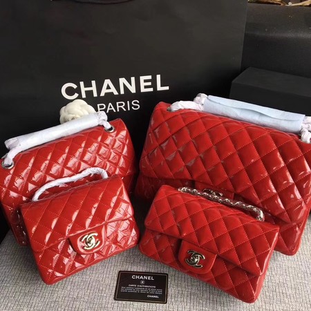 Chanel Classic Flap Bag Original Leather A1113 Red Chanel Classic Flap Bag Original Leather A1113 Red