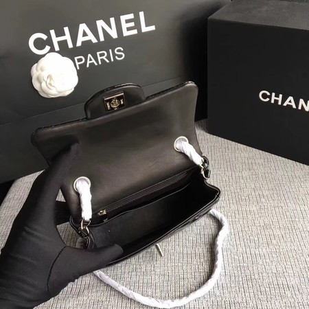 Chanel Classic Flap mini Bag Original Leather A1115 Black Chanel Classic Flap mini Bag Original Leather A1115 Black