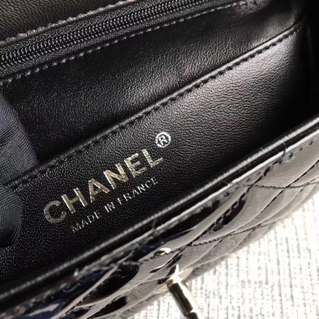 Chanel Classic Flap mini Bag Original Leather A1115 Black Chanel Classic Flap mini Bag Original Leather A1115 Black