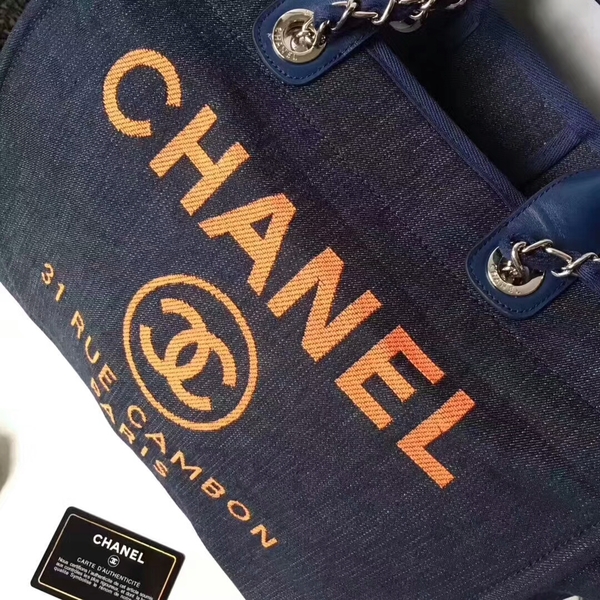 Chanel Medium Original Canvas Leather Tote Shopping Bag 66941F Chanel Medium Original Canvas Leather Tote Shopping Bag 66941F