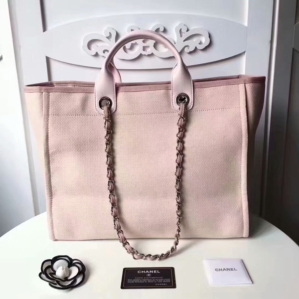 Chanel Medium Original Canvas Leather Tote Shopping Bag 66941G Chanel Medium Original Canvas Leather Tote Shopping Bag 66941G