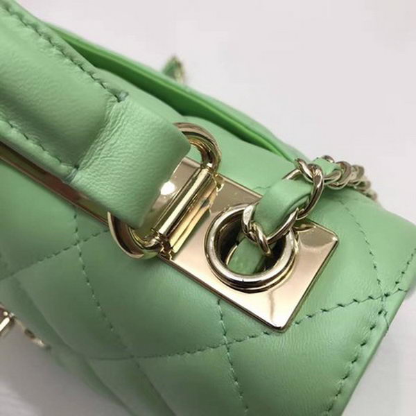 Chanel Classic Top Handle Bag Sheepskin Leather CHA2371 Green Chanel Classic Top Handle Bag Sheepskin Leather CHA2371 Green