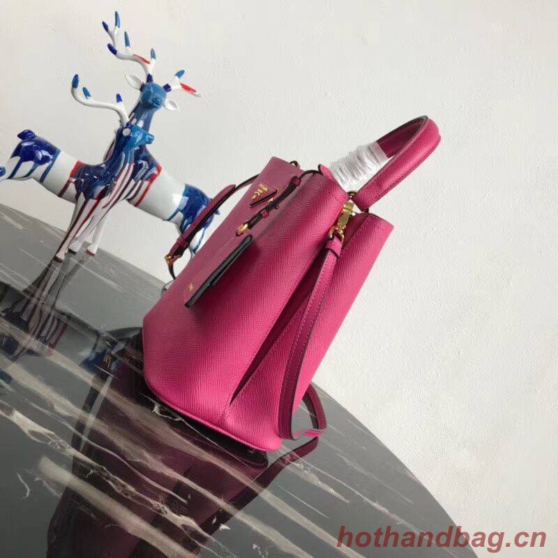 Prada Double Saffiano leather bag 1BA212 rose Prada Double Saffiano leather bag 1BA212 rose