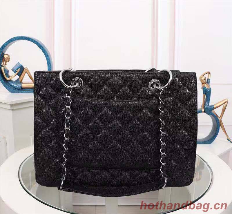 Chanel Caviar Calfskin Leather Tote Bag 20995 Black Chanel Caviar Calfskin Leather Tote Bag 20995 Black