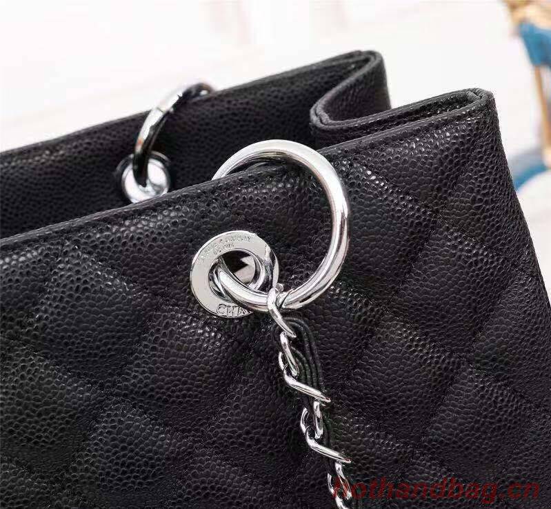 Chanel Caviar Calfskin Leather Tote Bag 20995 Black Chanel Caviar Calfskin Leather Tote Bag 20995 Black