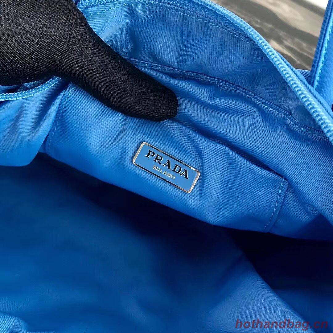 Prada Re-Edition nylon Tote bag 1BG321 light blue Prada Re-Edition nylon Tote bag 1BG321 light blue