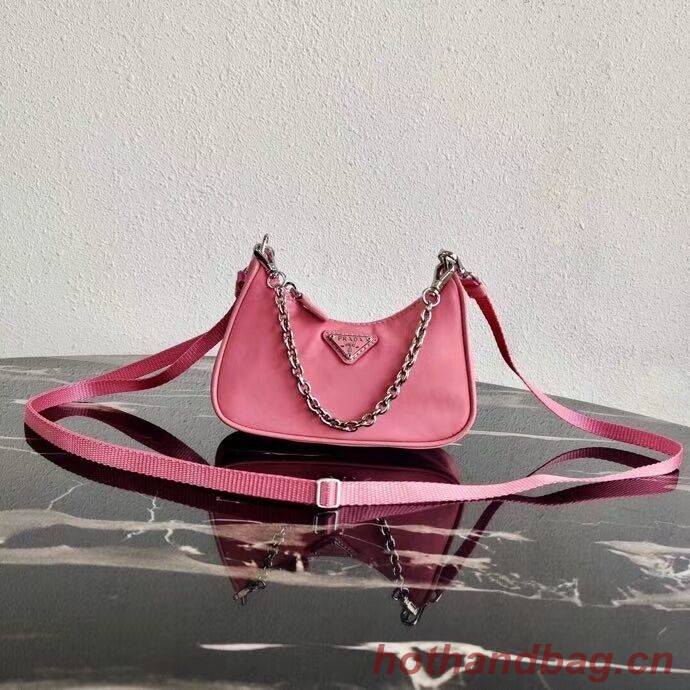 Prada Re-Edition nylon mini shoulder bag 1TT122 pink Prada Re-Edition nylon mini shoulder bag 1TT122 pink