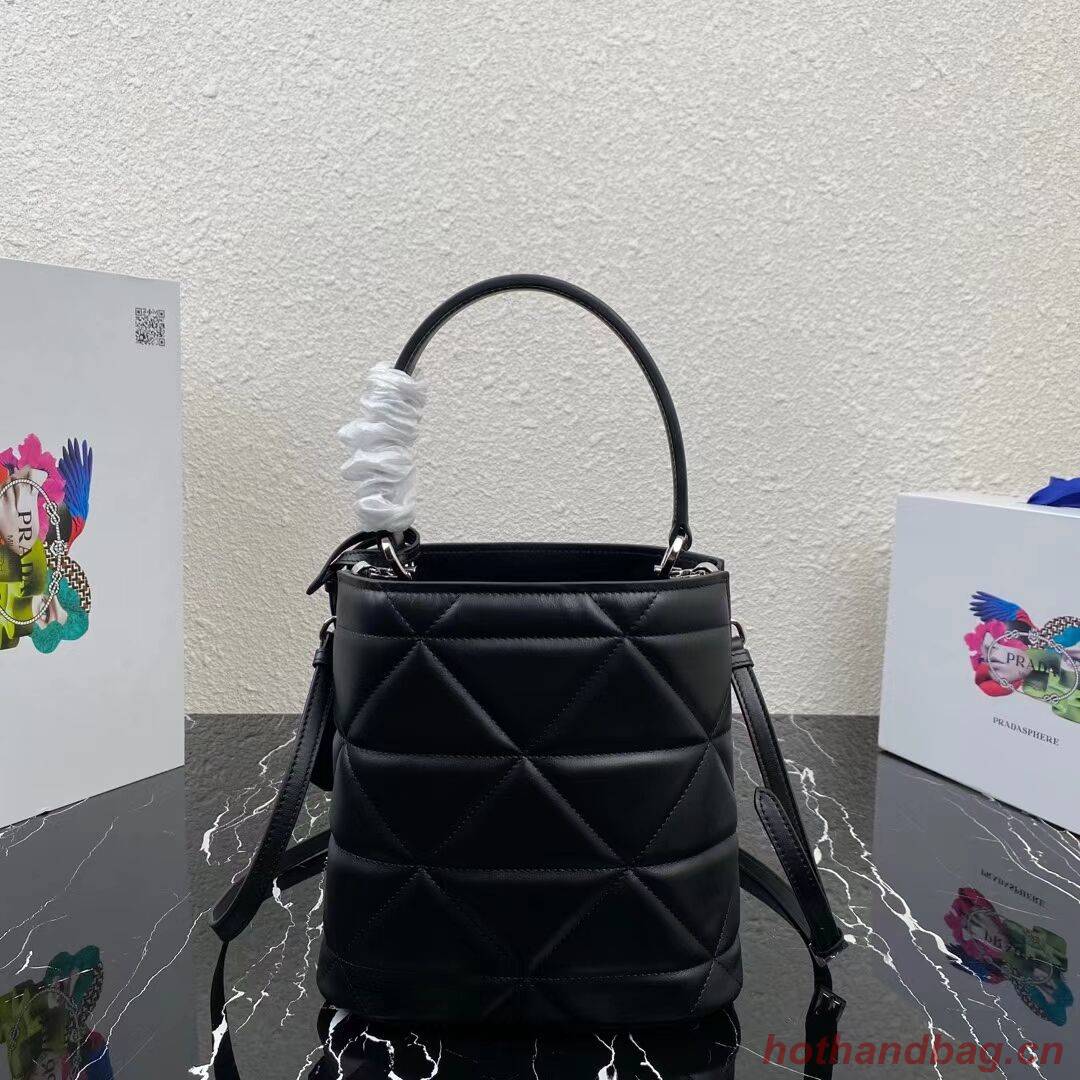 Prada Nappa Leather Prada Spectrum Tote 1BG319 black Prada Nappa Leather Prada Spectrum Tote 1BG319 black