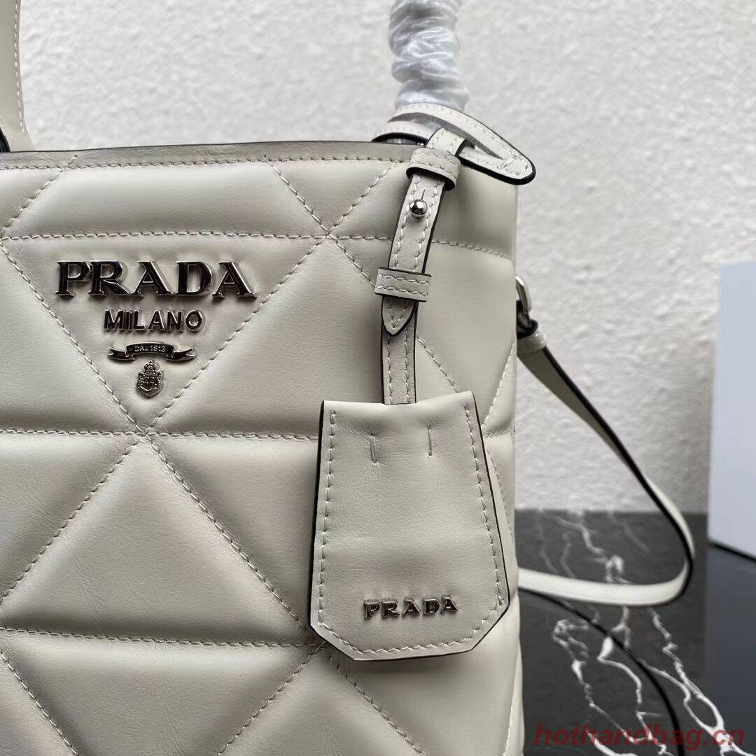 Prada Nappa Leather Prada Spectrum Tote 1BG319 white Prada Nappa Leather Prada Spectrum Tote 1BG319 white