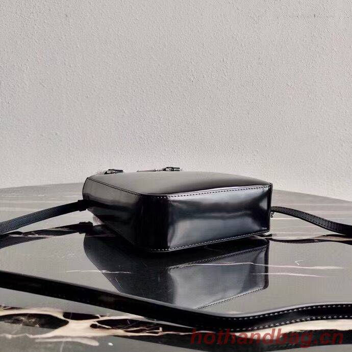 Prada Small brushed leather tote 1AD331 black Prada Small brushed leather tote 1AD331 black