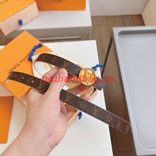 Louis Vuitton 20MM Leather Belt 7108-4