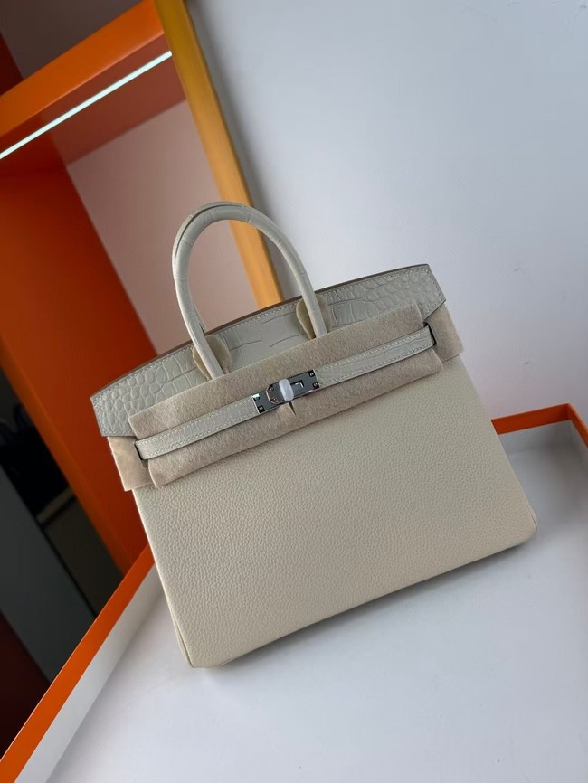 Hermes Birkin Bag Leather Nile crocodile&togo HBK2530-19