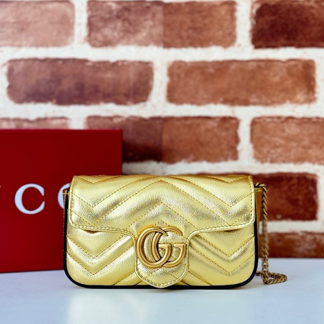 Gucci GG Marmont mini bag 476433 gold