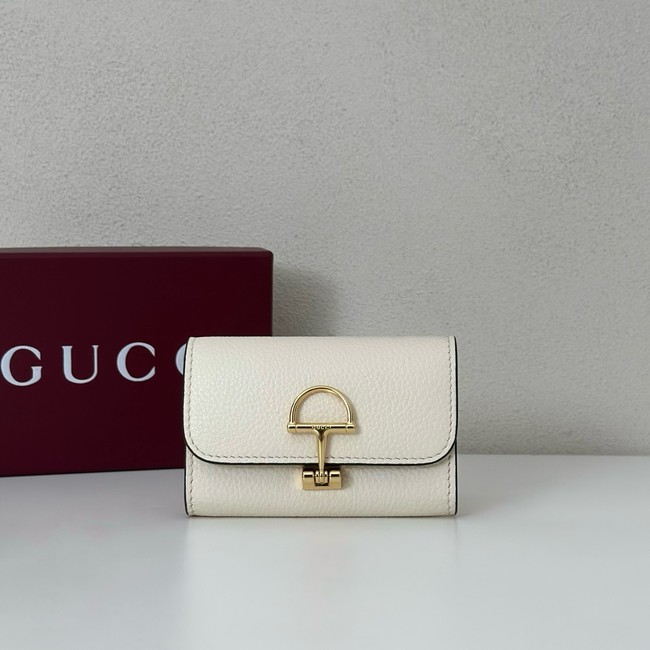 Gucci Softbit card case 828148 white