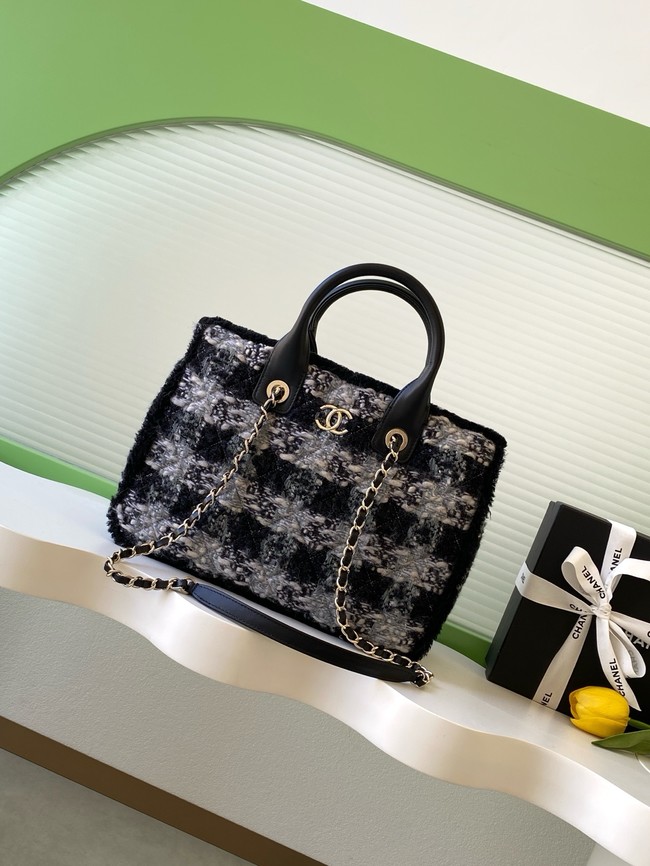 CHANEL Shopping Bag AS5688 Black & Grey