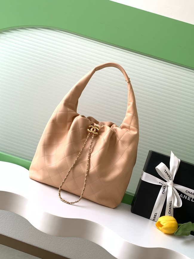 CHANEL Large Hobo Bag AS5967 Apricot
