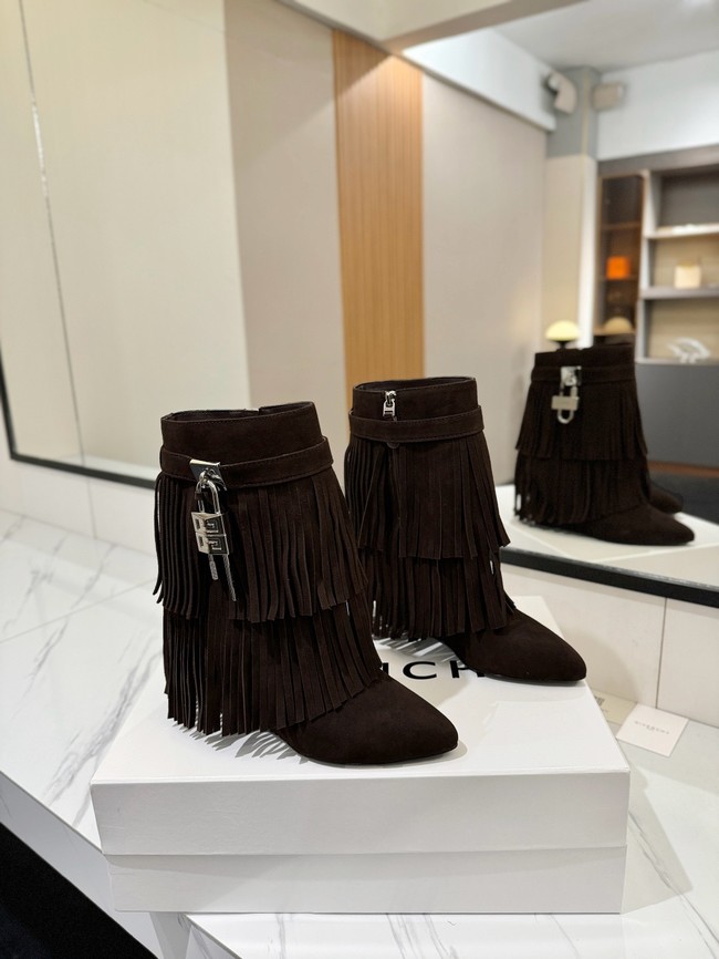 Givenchy High Boots Calfskin Heel 6.5CM 97171-2