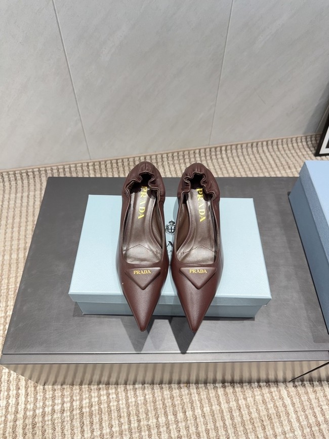 Prada Mordore leather pumps 87221-6