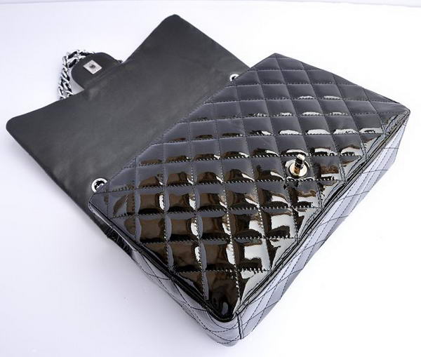 Cheap Chanel Jumbo 2.55 Series Flap Bag A47600 Black Silver Cheap Chanel Jumbo 2.55 Series Flap Bag A47600 Black Silver