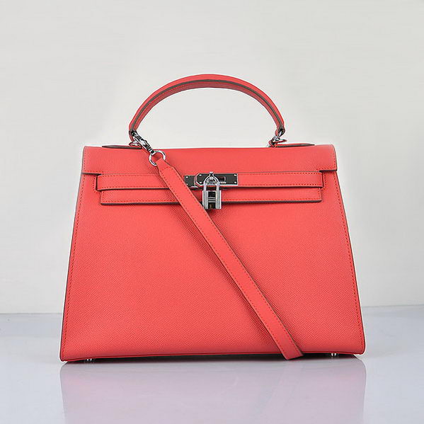 Hermes Kelly 32cm Bags Togo Leather Light Red Hermes Kelly 32cm Bags Togo Leather Light Red