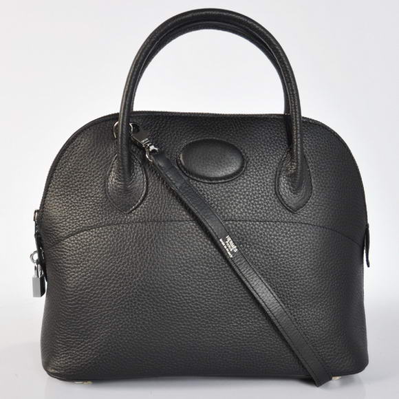 Hermes Bolide 31CM Tote Bags Clemence H1031 Black Hermes Bolide 31CM Tote Bags Clemence H1031 Black