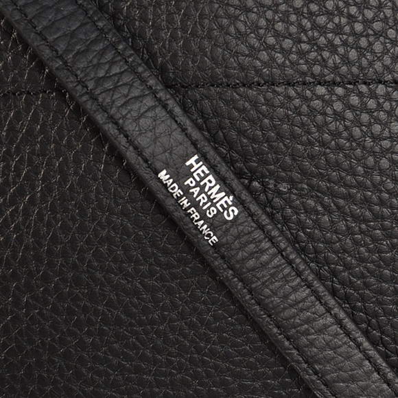 Hermes Bolide 31CM Tote Bags Clemence H1031 Black Hermes Bolide 31CM Tote Bags Clemence H1031 Black