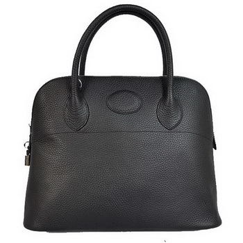 Hermes Bolide 37CM Tote Bags Clemence H1037 Black Hermes Bolide 37CM Tote Bags Clemence H1037 Black