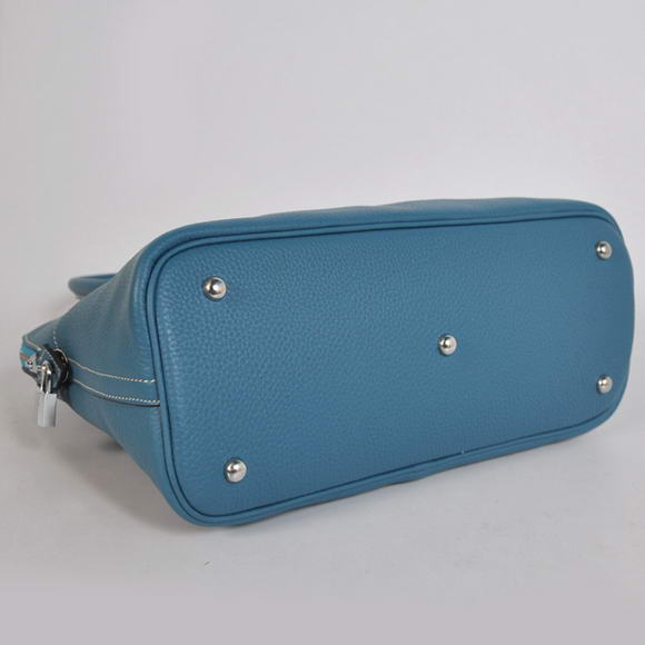Hermes Bolide 37CM Tote Bags Clemence H1037 Blue Hermes Bolide 37CM Tote Bags Clemence H1037 Blue
