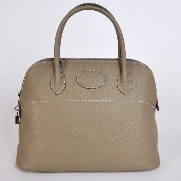 Hermes Bolide 37CM Tote Bags Clemence H1037 Grey Hermes Bolide 37CM Tote Bags Clemence H1037 Grey