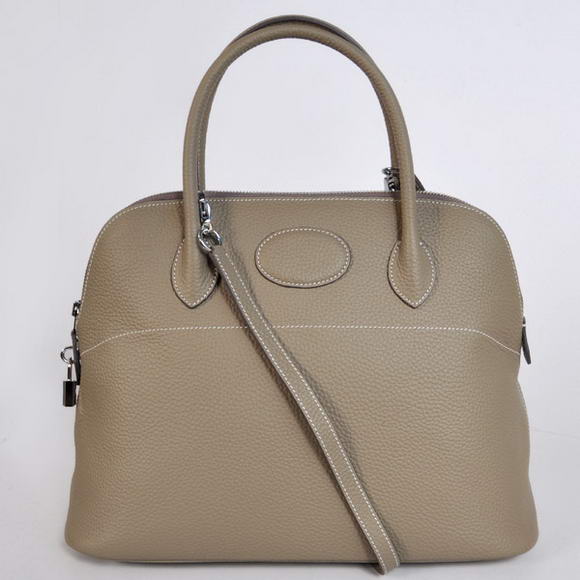 Hermes Bolide 37CM Tote Bags Clemence H1037 Grey Hermes Bolide 37CM Tote Bags Clemence H1037 Grey