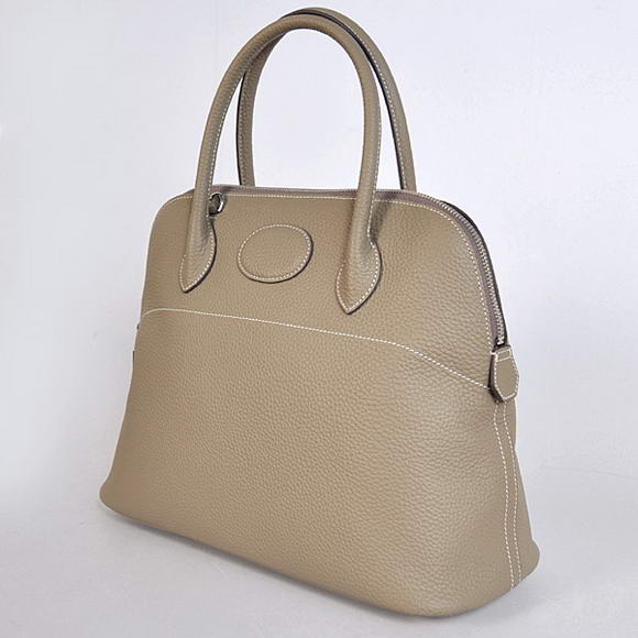Hermes Bolide 37CM Tote Bags Clemence H1037 Grey Hermes Bolide 37CM Tote Bags Clemence H1037 Grey