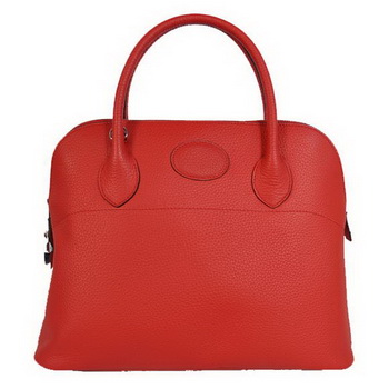 Hermes Bolide 37CM Tote Bags Clemence H1037 Red Hermes Bolide 37CM Tote Bags Clemence H1037 Red