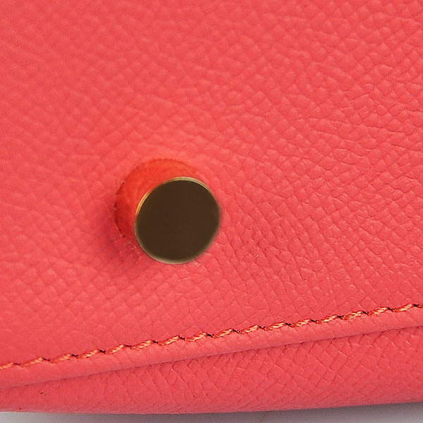 Fashion Hermes Kelly 32cm Bags Light Red Calf Leather Gold Fashion Hermes Kelly 32cm Bags Light Red Calf Leather Gold