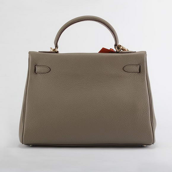 Hermes Kelly 32cm Togo Leather Handbags 6018 Dark Grey Golden Hermes Kelly 32cm Togo Leather Handbags 6018 Dark Grey Golden