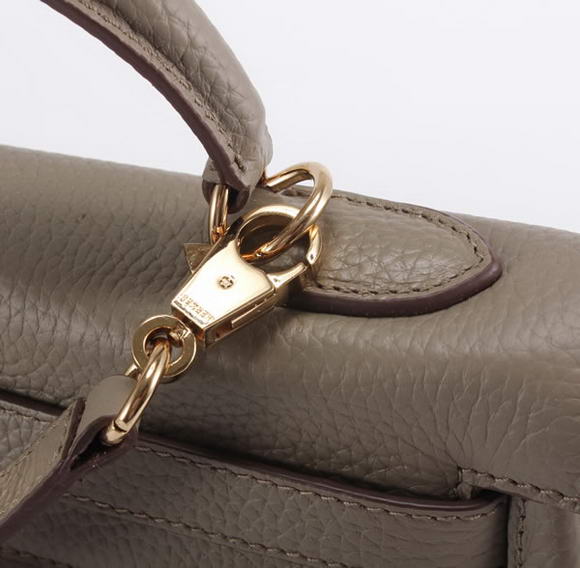 Hermes Kelly 32cm Togo Leather Handbags 6018 Dark Grey Golden Hermes Kelly 32cm Togo Leather Handbags 6018 Dark Grey Golden