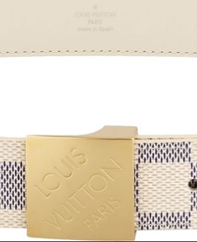 Louis Vuitton Paris Reversible Damier Belt M9678S