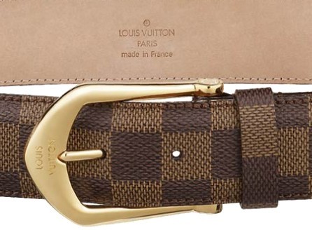 Louis Vuitton Riveted Damier Belt M6835S Louis Vuitton Riveted Damier Belt M6835S