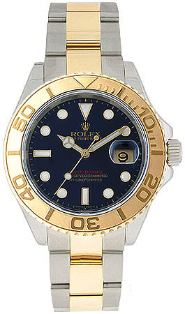 Rolex Yachtmaster Series Elegant Mens Automatic 18kt Yellow Gold Unidirectional Rotating Wristwatch 16623-BLSO Rolex Yachtmaster Series Elegant Mens Automatic 18kt Yellow Gold Unidirectional Rotating Wristwatch 16623-BLSO