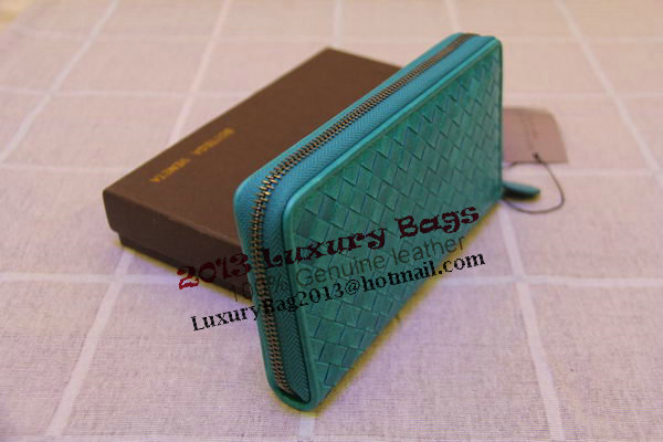 Bottega Veneta Intrecciato Nappa Zip Around Wallet 17004 Light Green Bottega Veneta Intrecciato Nappa Zip Around Wallet 17004 Light Green