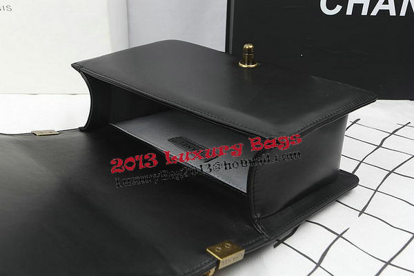Boy Chanel Flap Shoulder Bags Black Original Sheepskin A67025 Gold Boy Chanel Flap Shoulder Bags Black Original Sheepskin A67025 Gold