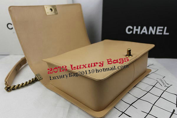 Chanel Boy Flap Shoulder Bag Original Sheepskin Leather A67087 Apircot Chanel Boy Flap Shoulder Bag Original Sheepskin Leather A67087 Apircot