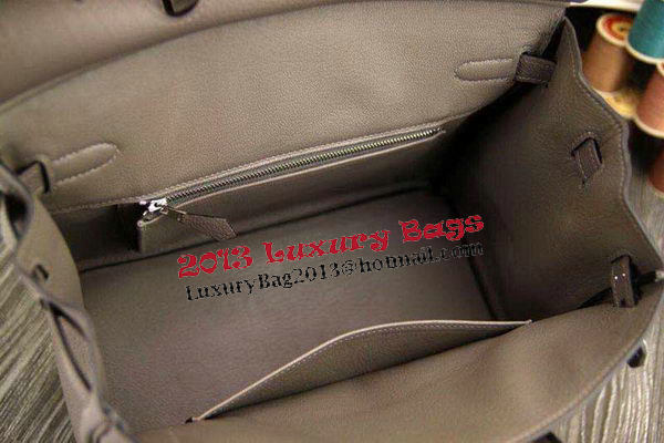 Hermes Birkin 35CM 30CM Tote Bag Original Leather HB35O Gray Hermes Birkin 35CM 30CM Tote Bag Original Leather HB35O Gray