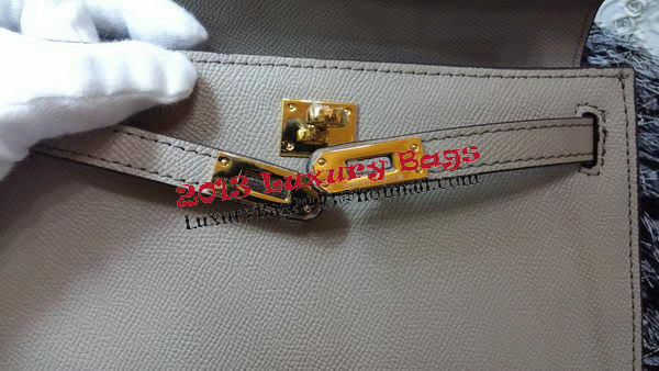 Hermes MINI Kelly 22cm Tote Bag Calf Leather K011 Grey Hermes MINI Kelly 22cm Tote Bag Calf Leather K011 Grey