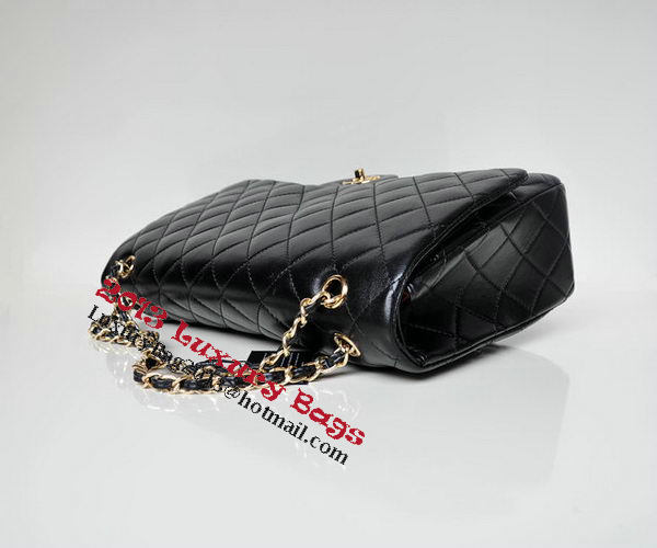 Chanel Maxi Quilted Classic Flap Bag Black Sheepskin A58601 Gold Chanel Maxi Quilted Classic Flap Bag Black Sheepskin A58601 Gold