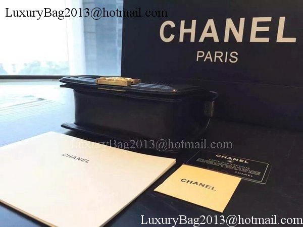 Chanel Boy Flap Shoulder Bag Black Python Leather A66094 Gold Chanel Boy Flap Shoulder Bag Black Python Leather A66094 Gold
