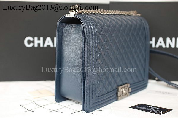 Boy Chanel Flap Shoulder Bag Original Cannage Pattern A67087 Royal Boy Chanel Flap Shoulder Bag Original Cannage Pattern A67087 Royal