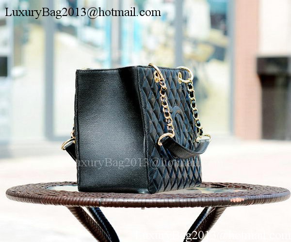 Chanel Classic Coco Bag Black GST Cannage Pattern A50995 Gold Chanel Classic Coco Bag Black GST Cannage Pattern A50995 Gold