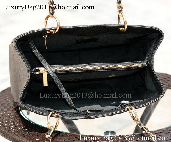 Chanel Classic Coco Bag Black GST Cannage Pattern A50995 Gold Chanel Classic Coco Bag Black GST Cannage Pattern A50995 Gold