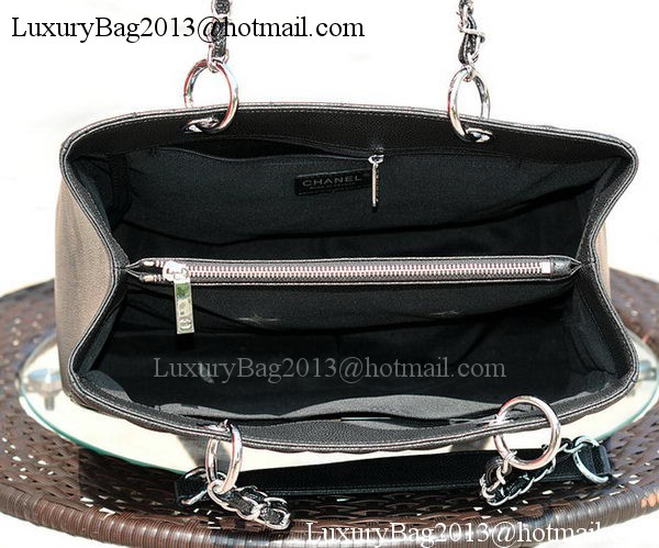 Chanel Classic Coco Bag Black GST Cannage Pattern A50995 Silver Chanel Classic Coco Bag Black GST Cannage Pattern A50995 Silver